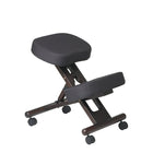 Work Smart - Chaise appui-genoux ergonomique avec mousse mémoire-Tissu couleur charbon