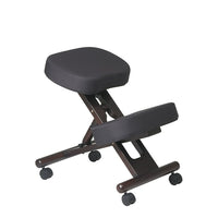 Work Smart - Chaise appui-genoux ergonomique avec mousse mémoire-Tissu couleur charbon