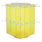Azar - Tour de cheville interlock avec base et crochets tournants - 14 po x 14 po x 20 po - Jaune-Vendu en multiples de: 1