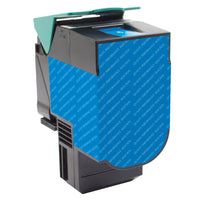CIG - Cartouche de toner Lexmark 71B20C0/71B0020 remise à neuf - Rendement standard - Cyan-Cyan