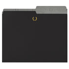 Alfred Sung - Chemise de classement - Format lettre - Noire-Chemise de classement pour ranger des documents au format lettre