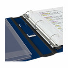 Staples - Reliure Better Binder, 1 1/2 po, bleu-Encart facile à insérer de l'intérieur