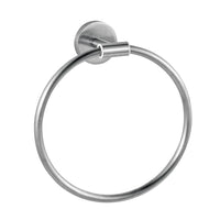 ASI – Anneau porte-serviette, 7 po-Conçu pour les essuie-mains, ce porte-serviette d'un diamètre de 7 po (178 mm) est formé à partir d'un tube en acier inoxydable au fini satiné d'un diamètre de 3/8 po (9,5 mm). S'étend à 2 1/2 po