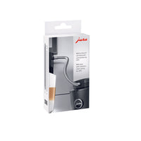 JURA tuyau de lait à gaine inox HP3-Ce tuyau de lait serti d’un ressort hélicoïdal en inox haute qualité relie le récipient à lait à l’écoulement de lait et parachève ainsi le design raffiné de votre machine à café.