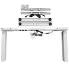 AnthroDesk - Bureau assis/debout electrique aux deux moteurs - Base Gris-Comprend une garantie de 7 ans sur tous les composants, accompagnée d’un service client assuré par AnthroDesk.
