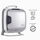Purificateur d’air Fellowes AeraMax Pro PureView AM 3S PC , inox-Le seul purificateur d’air qui réagit automatiquement au taux d’occupation et au niveau de qualité de l’air et qui vous indique ensuite quand l’air est pur.