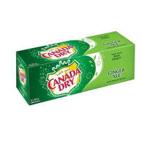Canada Dry Gingerale - 355mL - Paquet de 12-Peut être apprécié seul ou tout en divertissant la famille et les amis