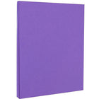 JAM Paper Papier couverture cartonné recyclé Brite Hue lisse, 8 1/2 x 11 po, violet, 250 feuilles/rame-Taille : 8 1/2 x 11 po