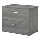 Classeur latéral à 2 tiroirs lettre/légal Studio C de Mobilier d’entreprise Bush - gris platine-Le classeur latéral à 2 tiroirs est expédié entièrement assemblé pour vous faciliter la t'che