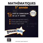 Dynamic Math book Atlantic 5e année-Le classeur contient des instructions, des exemples et des questions pratiques