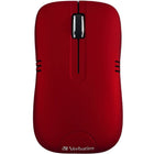 Verbatim - Souris optique Nano sans fil pour portatif, rouge mat-Performance et fiabilité sans fil - 2,4 GHz