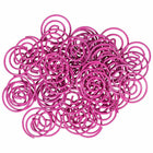 JAM PAPER - Trombones Circulaires Colores, Rose Vif Fuchsia, 2 Paquets de 50-Taille : 1 pouce (diametre)