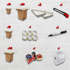 Canpaco - Trousse de déménagement de taille moyenne-15 petites boîtes de 12 po x 12 po x 12 po ( H x l x P)