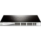 D-Link Commutateur intelligent Gigabit PoE DGS-1210-28P à 24 ports et 4 ports SFP-24 ports Gigabit avec 4 ports SFP