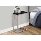 Monarch Specialties - 3137 Table D'Appoint - Dessus Noir/Metal Argente-De conception d'avant-garde qui s'agence bien avec la plupart des décors