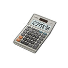 Calculatrice de table portable Casio MS-80B avec gros affichage-Solar Plus avec batterie de secours et arrêt automatique, batterie sans mercure