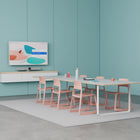 Logitech - Sight Caméra de table - Blanc-Les trois LED colorées indiquent clairement l'activation/la désactivation de la vidéo, l'activation/la désactivation du son, l'état de l'appel, l'état de l'alimentation, et plus