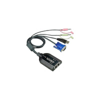 Aten Câble adaptateur KVM de support virtuel USB double sortie-Extenseur KVM/audio/USB