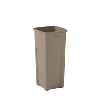 Déchets Rubbermaid Untouchable, Beige, 87 1/10L, 16,5" L x 15,5" W x 30,9" H-Durable et résistant aux fissures, même dans des conditions intérieures/extérieures difficiles.