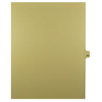 Mark Maker – Onglets séparateurs juridiques beiges, 1/25 onglets, format lettre, sans trous, numéro 189, 25/paquet-Onglets séparateurs beiges, 1/25 onglets
