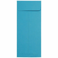 JAM Paper #12 Policy Commerciales Enveloppes Colourées - 4,75" x 11" - Bleu recyclé - Paquet de 25-Couleur : Bleue