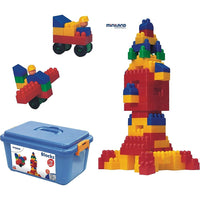 Miniland EducationalMD – Blocks, le jeu de blocs, 120 pièces par ensemble-Groupe d’âge et niveau : Enfants de 3 à 8 ans, de tout-petit à la première année