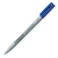 Marqueur effaçable à sec non permanent Lumocolor de Staedler – pointe fine – bleu-Fine, Tableau noir