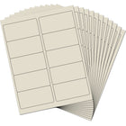 JAM Paper - Étiquette d'adresse laser/jet d'encre - 2 po x 4 po - Ivoire - Paquet de 120-Taille : Moyenne (4 x 2 pouces), Les étiquettes imprimables sont faciles à créer et à personnaliser