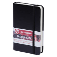 Talens Art Creation - Carnet de croquis - 3,5 po x 5,5 po - Noir - 80 feuilles-Carnet de croquis relié Noir comprend du papier ivoire de qualité artiste