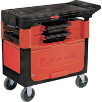 SCN Industrial - Chariots De Travail Trades A/Compartiment, 2 Tiroirs, 38po Lo X 19-1/4po La X 33-3/8po H, Noir-Couleur Noir