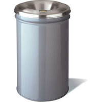 JustriteMD – Cendriers Cease-FireMD, 14 1/2 x 23 po, 10 lb-Couvercle profilé spécialement conçu pour rediriger la fumée et les gaz d’un incendie à l’intérieur du contenant