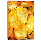 Designart – Imprimé sur toile, bouquet de fleurs orange et jaunes (PT3437-24-40)-Impression