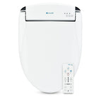 Brondell – Bidet avancé Swash SE600 à siège allongé, blanc (SE600-EW)-Buse en acier inoxydable 