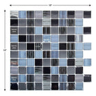 CTG Brands Square Glossy Wall Tile, 10" x 10", Black, 6 Pack-Polyvalent: utilisez les collants muraux pour dosseret à peler et coller pour les murs d'évier de cuisine, le dosseret de salle de bain, les murs de chambre à coucher, la buanderie, l'escalier ou sur toute autre surface plane non poreuse