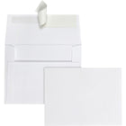 Quality Park - Enveloppes d’invitation ou de carte de souhaits no 5 avec fermeture à bande adhésive - blanc - paquet de 100-La fermeture Redi-Strip permet de sceller proprement et rapidement dès le premier contact. Il suffit de retirer la bande adhésive pour créer un sceau complet et solide qui ne s’ouvrira et ne se déchirera pas. La bande protectrice auto-adhésive empêche la poussière de s’accumuler sur l’adhésif pour prolonger la durée de vie de l’enveloppe