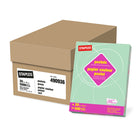 Staples - Papier à copies recyclé à 30 % - couleurs pastel - lettre - 8 1/2 po x 11 po - vert - 5000 Feuilles-8 1/2 po x 11 po