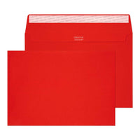 Blake - Enveloppes d'invitation rouges brillantes de couleur creative - 6 po l x 9 po L - Fire Engine rouge - Paquet de 25-Fire Engine Rouge