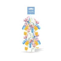 Choux frisés Blanc, Rose, Bleu, Jaune, Paquet de 12 (76011) - Millbrook Studios-Blanc, Rose, Bleu, Jaune