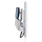 Ergotron ? Système combo assis/debout StyleView avec surface de travail, blanc brillant (45-270-216)-Convient aux normes de montage VESA FDMI, MIS-D, 75/100, C