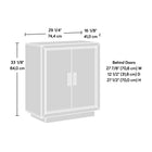 Sauder - 434777 La Collection Hayes Garden Meuble de rangement - Finition Ashen Oak-9