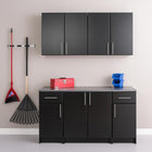 Prepac – Placard de base Elite de 16 po, noir (BEB-1636)-Tiroir robuste avec coulisses en métal