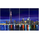 Design Art – Tableau sur toile, Toronto la nuit, 28 x 48 (PT2017-271)-Imprimé