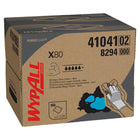 Wypall - Chiffons robustes X80 Power Clean (41041), boîte BRAG, bleus, 160 feuilles-160 chiffons robustes bleus WypAll X80 Power Clean par boîte BRAG; 1 boîte/caisse