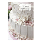 Aline Greetings – Carte de mariage générale, gâteau de mariage, On Your Wedding, paq./18-Papier non couché de qualité supérieure