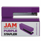 JAM PAPER - Agrafeuse de Bureau Moderne, Violet-Disponibles en plusieurs belles couleurs, ces agrafeuses sont parfaites pour ajouter une touche de couleur à n'importe quel bureau à la maison ou au travail.