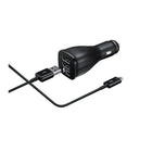 Samsung - Chargeur de véhicule à deux ports de recharge rapide adaptative-Type de chargeur : Chargeur de véhicule