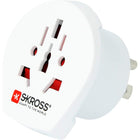 SKROSS - Adaptateur de Voyage Monde vers Royaume-Uni - Blanc-Adaptateur de voyage pays du monde vers le Royaume-Uni