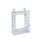 Azar Displays – Porte-brochures suspendu, 7,87 x 6,25 po, 10/paquet (252341)-Polystyrène cristal transparent