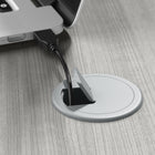 Bush Business Furniture - Bureau d'ordinateur 72 po l Studio A - gris platine-Le grand bureau est fini sur tous les côtes afin d'être superbe, quelle que soit son orientation dans votre maison ou votre bureau