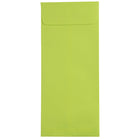 JAM Paper Enveloppes format livret de teinte claire avec fermeture gommée, 5 x 11 1/2 po, vert lime, 1000/paquet-Vert lime